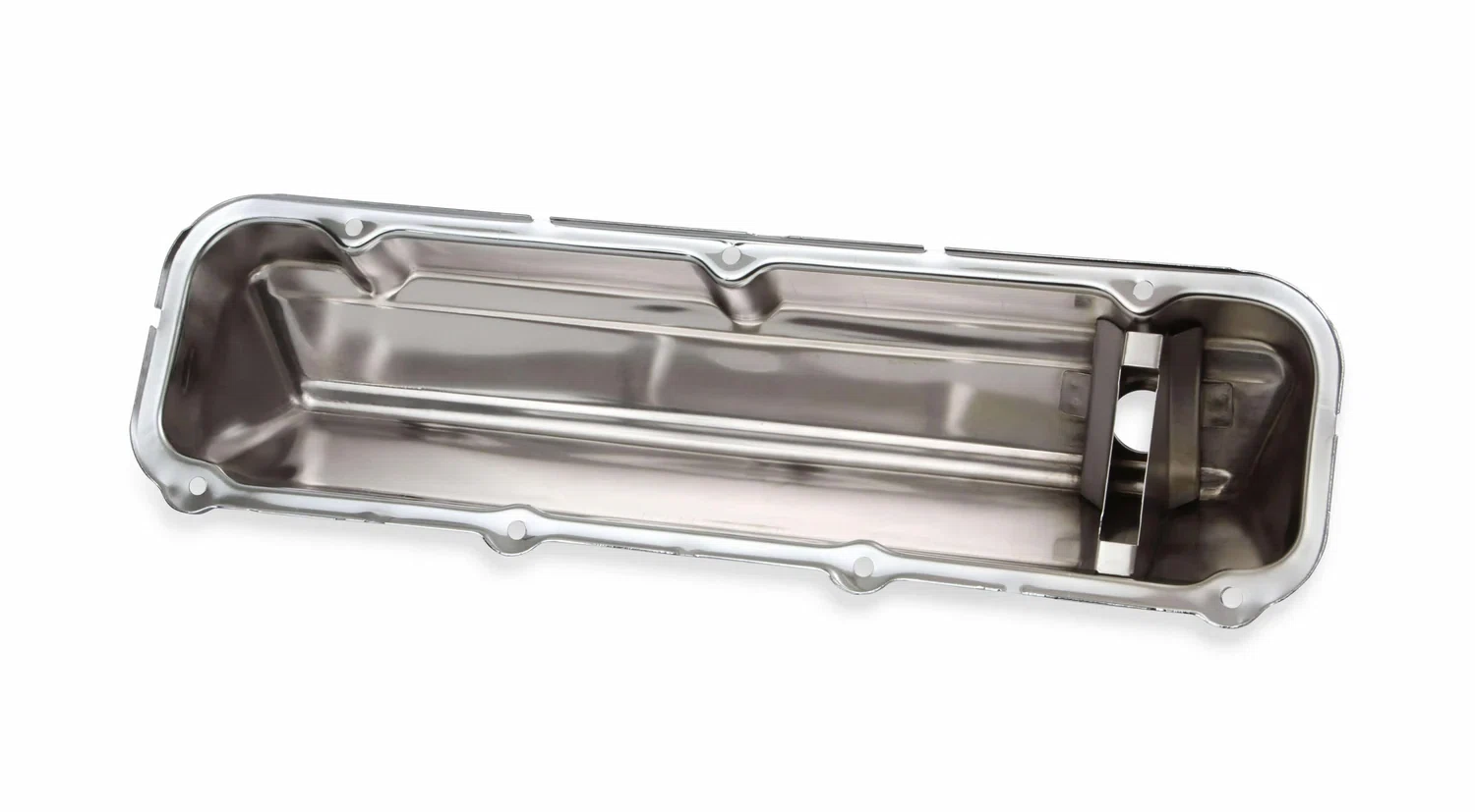 Mr. Gasket Chrome Valve Covers with Baffle - 9413